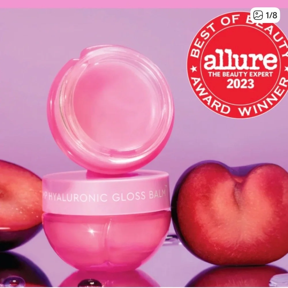 Glow Recipe Plum Plump Hyaluronic Gloss Balm 0.52 oz NEW